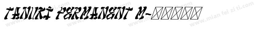 Tanuki Permanent M字体转换